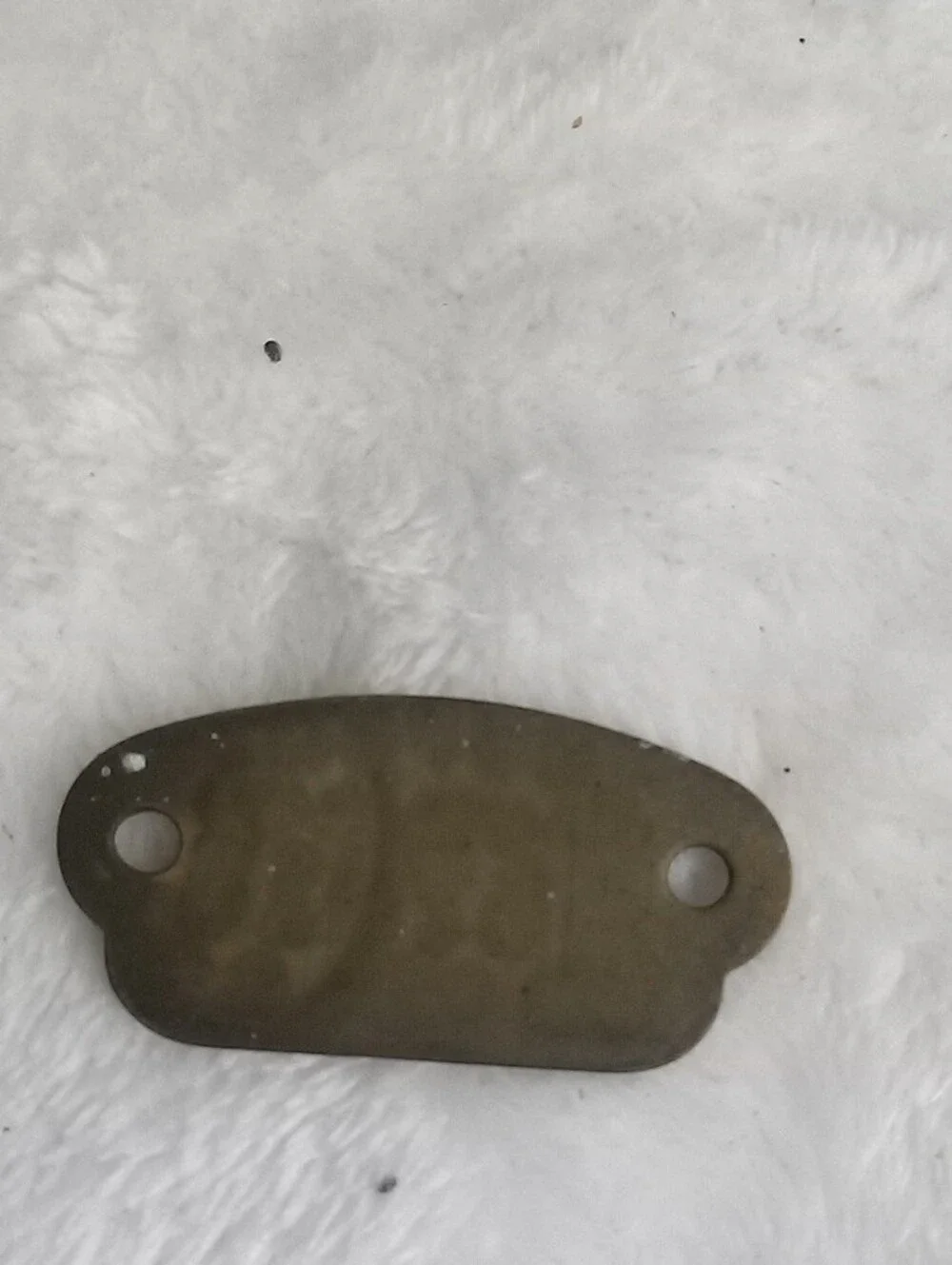 ASPC A Vintage Brass Tag - New York NY - Brown/Brass